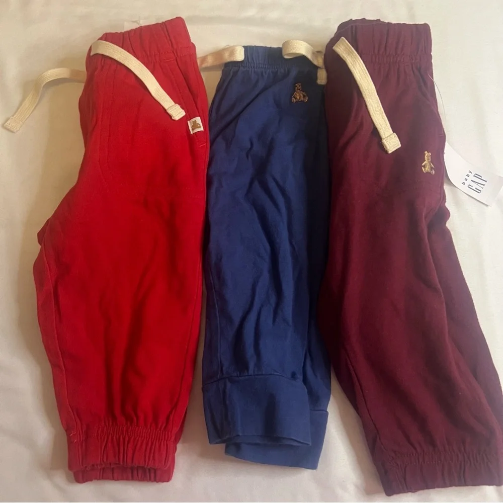 Baby‎ GAP  Jogger Pants 6–12 Months Bundle of 3 Lounge Cozy Fall